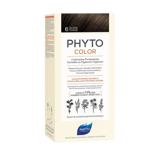 PHYTO Phytocolor 6.0 Ξανθό Σκούρο