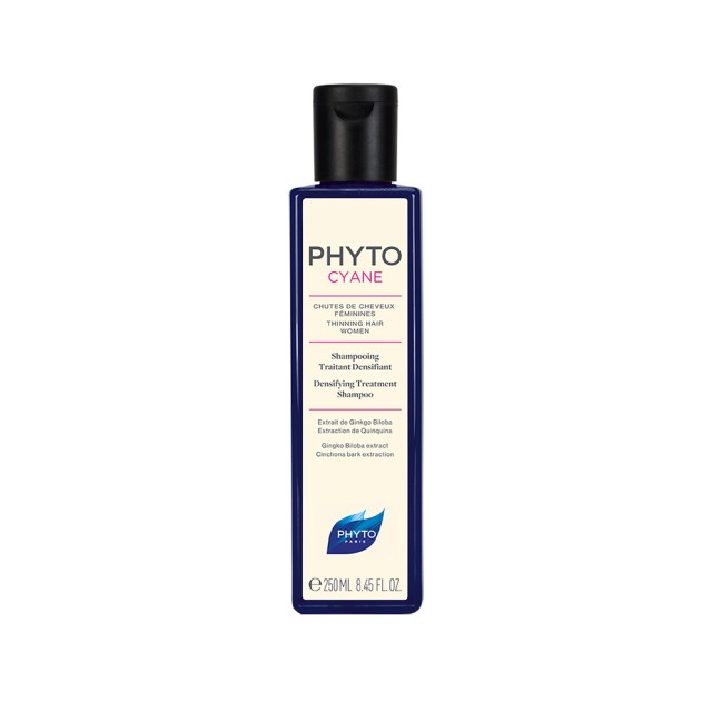 PHYTO Phytocyane Densifying Treatment Shampoo Σαμπουάν Για Την Γυναικεία Τριχόπτωση 250ml