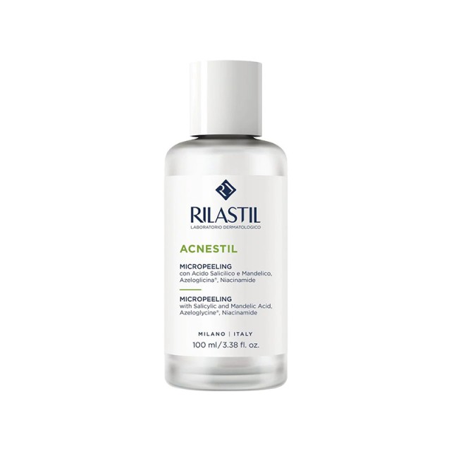 RILASTIL Acnestil Micropeeling Απολεπιστική Λοσιόν Για Επιδερμίδα Με Τάση Ακμής 100ml