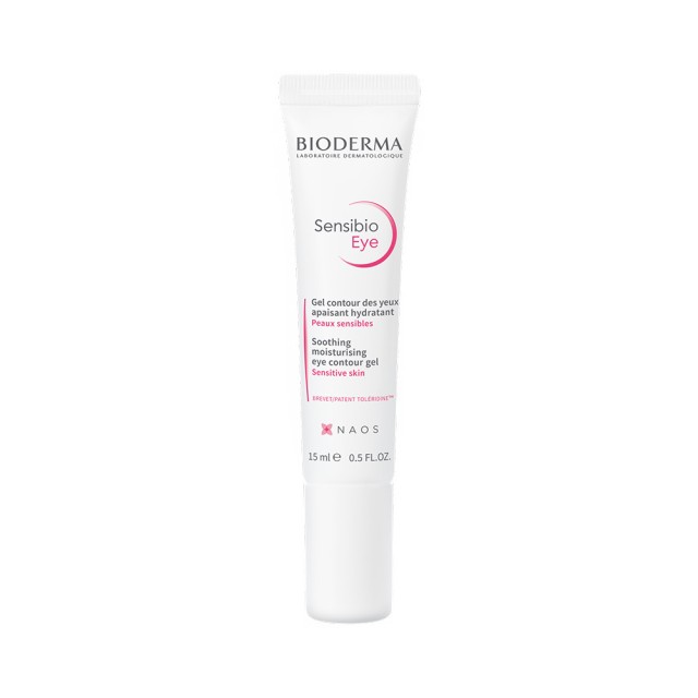 BIODERMA Sensibio Eye Soothing eye cream Ενυδατικό Gel Ματιών με Υαλουρονικό Οξύ για Ευαίσθητες Επιδερμίδες 15ml
