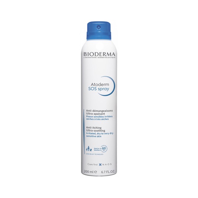 BIODERMA Atoderm Sos Σπρέι για την αντιμετώπιση της Φαγούρας 200ml