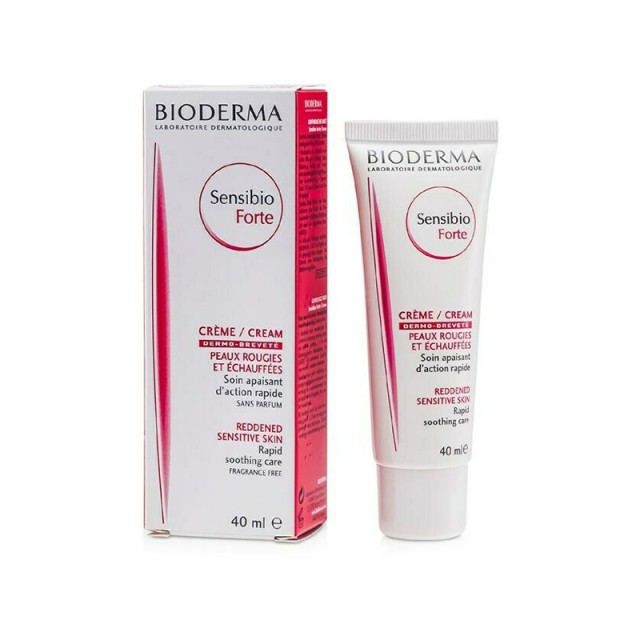 BIODERMA Sensibio Forte Cream 24ωρη Ενυδατική Κρέμα Προσώπου για Ευαίσθητες Επιδερμίδες κατά της Ερυθρότητας 40ml