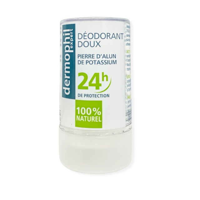 DERMOPHIL Deo Alum Stone 24H Protection Αποσμητικό από Kρυστάλλους Potassium Alum 115g