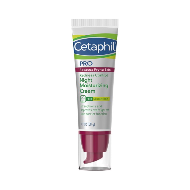 CETAPHIL Redness Relief Night Cream Eνυδατική Κρέμα Νύχτας Κατά της Ερυθρότητας 50ml