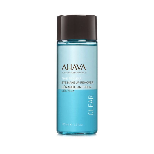 AHAVA Eye Make-up Remover Διφασικό Ντεμακιγιάζ Ματιών Κατάλληλο για Αδιάβροχο Μακιγιάζ 125ml