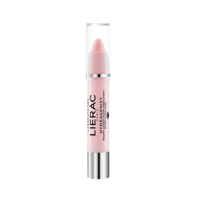 LIERAC Hydragenist Lips Nutri Replumping Balm Effect Gloss Rose Βάλσαμο Χειλιών για Θρέψη & Επαναπύκνωση Ροζ Gloss 3g