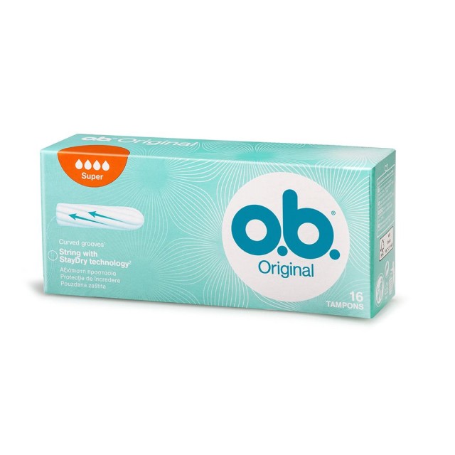 OB Super 16P - Ταμπόν Για Μέτρια - Μεγάλη Ροή 16 Τεμάχια