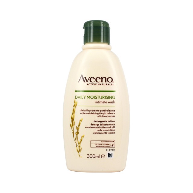 AVEENO Daily Moisturising Intimate Wash Υγρό Καθαρισμού Για Την Ευαίσθητη Περιοχή Με Άρωμα Βανίλια 300ml