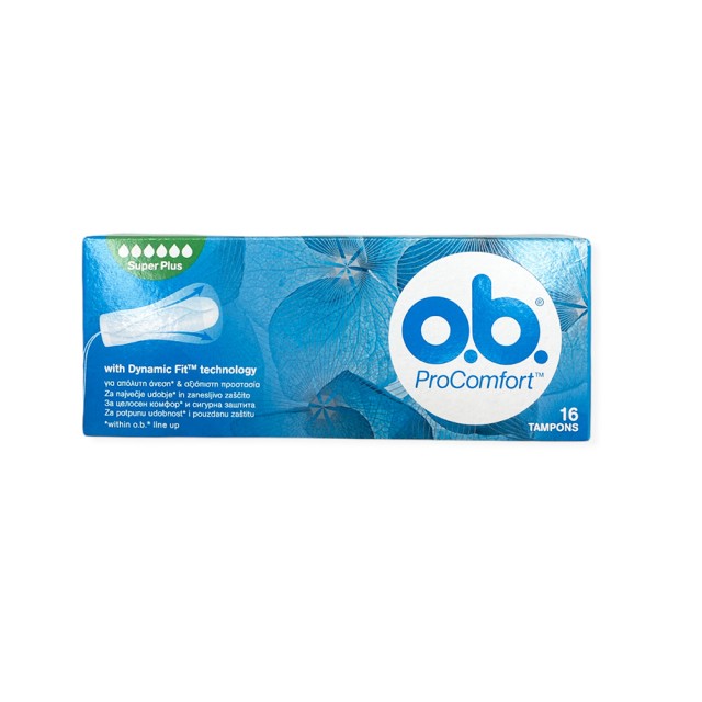 OB Super Plus 16P - Ταμπόν Για Πολή Μεγάλη Ροή 16 Τεμάχια