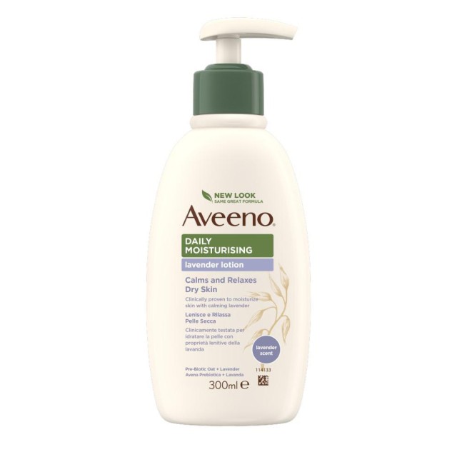AVEENO Daily Moisturizing Moisturizing Body Lotion Ενυδατικό Γαλάκτωμα Σώματος με Άρωμα Λεβάντας 300ml