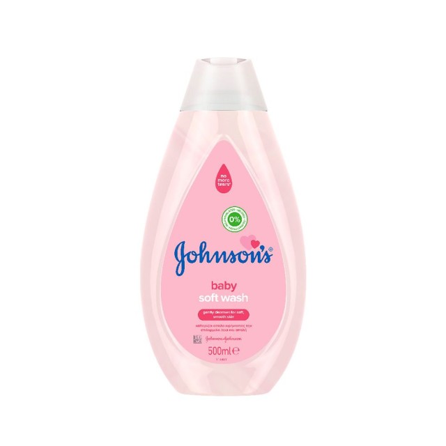 JOHNSONS Baby Soft Pink Shower Gel Απαλό Αφρόλουτρο για Βρέφη 500ml