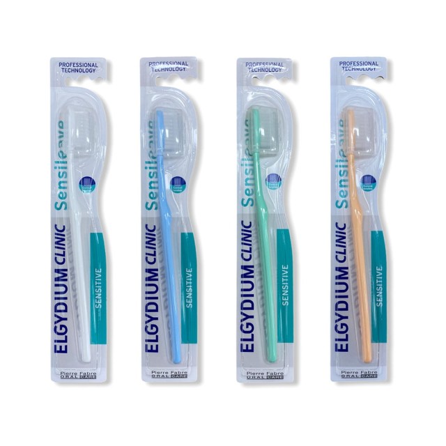 ELGYDIUM Clinic Sensitive Οδοντόβουρτσα για Ευαίσθητα Δόντια ή Ερεθισμένα Ούλα - Διάφορα Χρώματα