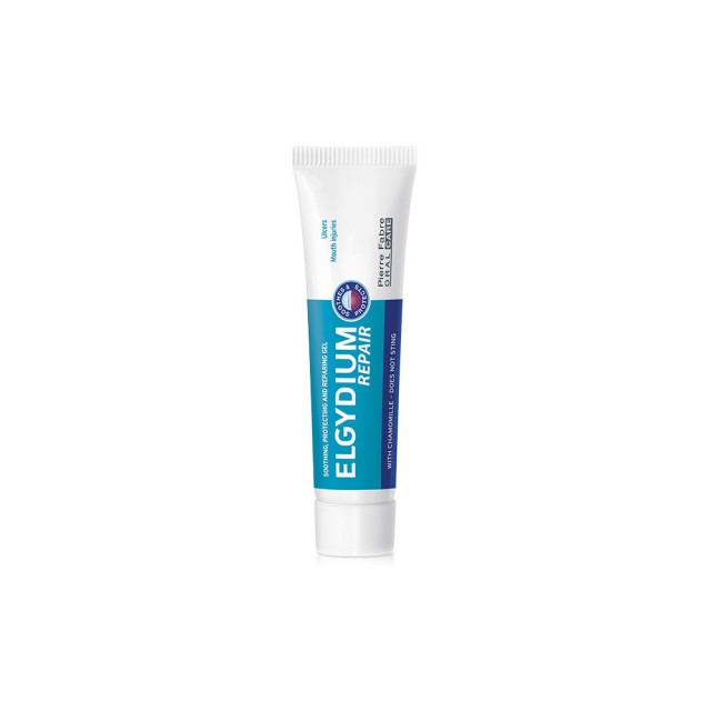 ELGYDIUM Repair Προστατευτική Επανορθωτική Καταπραυντική Στοματική Γέλη Για Έλκη - Ερεθισμούς Στόματος 15ml