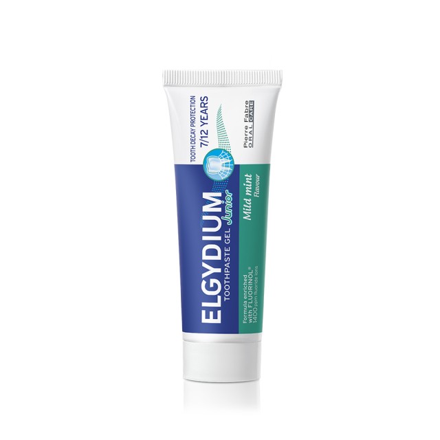 ELGYDIUM Junior Sweet Mint 7-12 Ετών Οδοντόκρεμα Με Ήπια Γεύση Μέντας 50ml