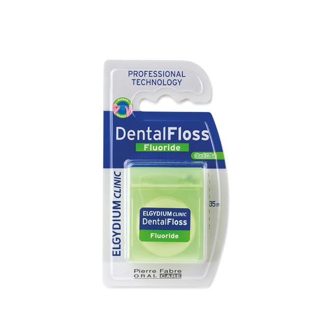 ELGYDIUM Dental Floss Fluoride Οδοντικό νήμα με φθόριο 35m