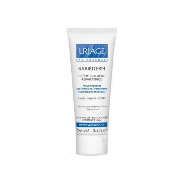 URIAGE Bariederm Recostructive Barrier Cream Waterproof 75ml