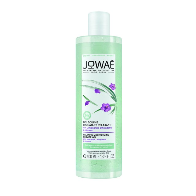 JOWAE Relaxing Moisturizing Shower Gel Χαλαρωτικό Ενυδατικό Αφρόλουτρο Με αντιοξειδωτικές Φωτοφαινόλες & Ιβίσκο 400ml