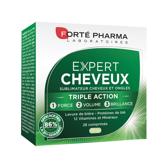 FORTE PHARMA Expert Hair & Nails Συμπλήρωμα Διατροφής για Ενδυνάμωση Μαλλιών - Νυχιών 28 Δισκία