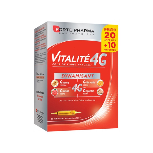 FORTE PHARMA Energie Vitalite 4G 30 x 10ml