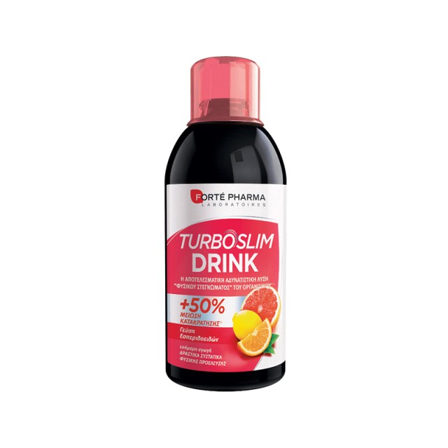 FORTE PHARMA Turboslim Drink Συμπλήρωμα Διατροφής για το Αδυνάτισμα με Γεύση Εσπεριδοειδών 500ml