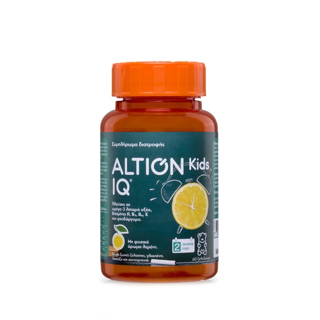 ALTION Kids Iq 60 Ζελεδάκια Με Φυσικό άρωμα Λεμόνι