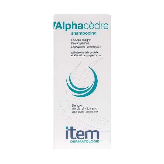 ITEM Alphacedre Shampoo for Very Oily Hair & Itchy Scalp Σαμπουάν Κατά της Λιπαρότητας και του Κνησμού 200ml