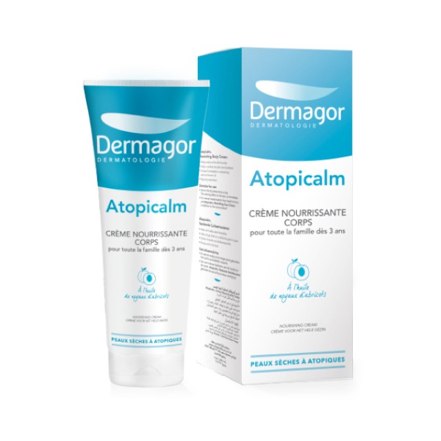 DERMAGOR Atopicalm Nourishing Body Cream Κρέμα Σώματος με Ενυδατικούς Παράγοντες για την Περιποίηση του Ατοπικού Δέρματος 250ml