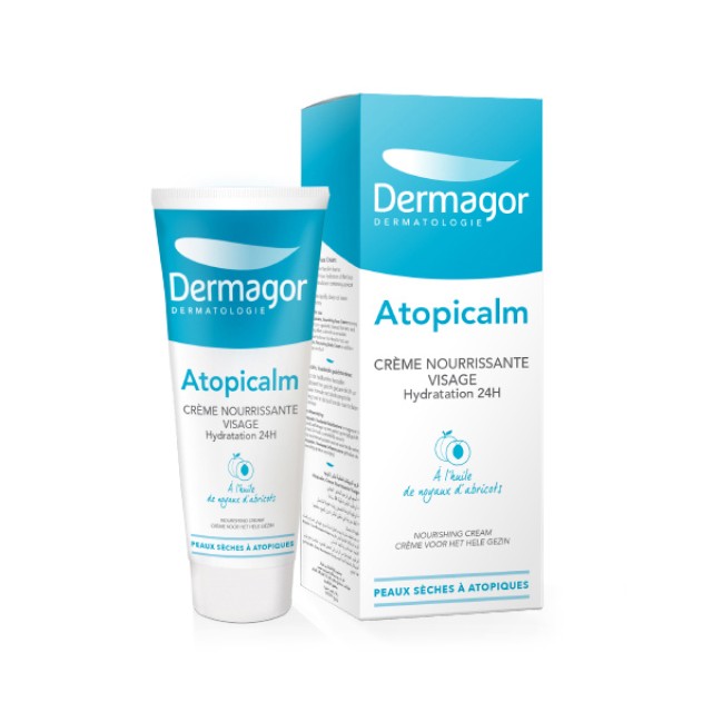 DERMAGOR Atopicalm Nourishing Face Cream Κρέμα Σώματος με Ενυδατικούς Παράγοντες για την Περιποίηση του Ατοπικού Δέρματος 40ml