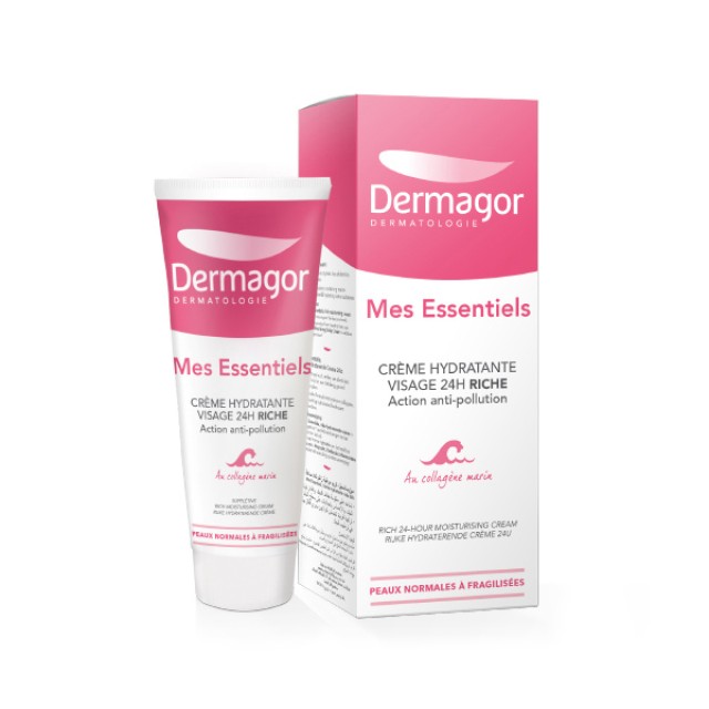DERMAGOR My Essentials Anti-Pollution Action 24H Rich Face Cream Ενυδατική Κρέμα Προσώπου Πλούσιας Υφής 40ml