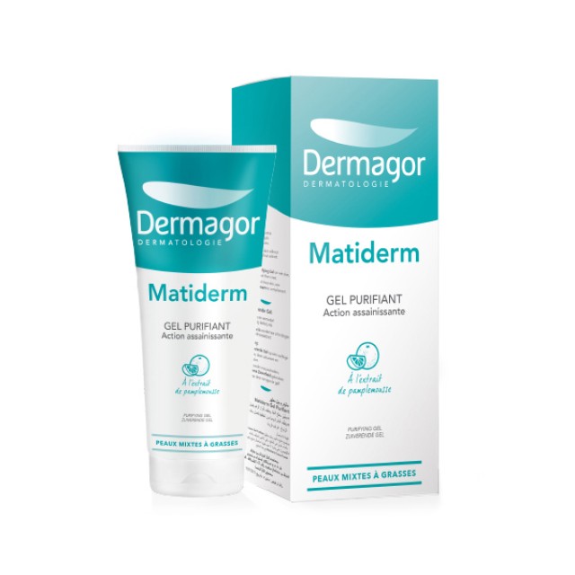 DERMAGOR Matiderm Purifying Gel Καθαριστικό Προσώπου 200ml