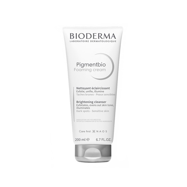 BIODERMA Pigmentbio Foaming Cream Απολεπιστική Κρέμα Καθαρισμού για Πανάδες - Κηλίδες 200ml