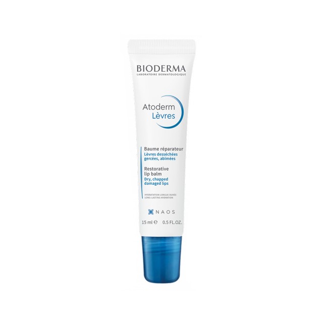 BIODERMA Atoderm Baume Levres Eπανορθωτικό Βάλσαμο για τα Χείλη 15ml