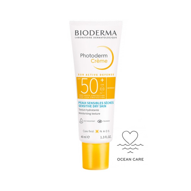 BIODERMA Max Creme Spf50 Λεπτόρρευστη Αντηλιακή Κρέμα Προσώπου Πολύ Υψηλής Προστασίας & Ενυδάτωσης για 40ml