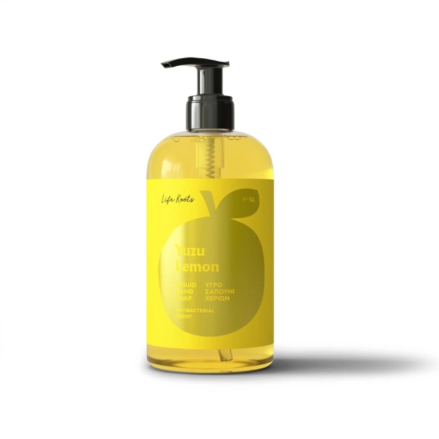 LIFE ROOTS Yuzu Lemon Vegan Υγρό Σαπούνι Χεριών 500ml