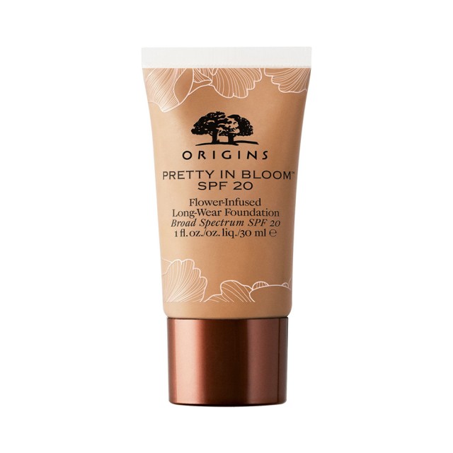 ORIGINS Pretty In Bloom™ Flower-Infused Long-Wear Foundation SPF20 - 500 Medium Deep Warm 30ml