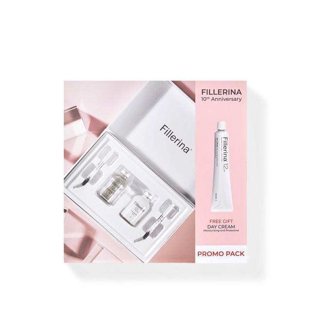 FILLERINA 12 HA Densifying-Filler Face Treatment Grade 3 with Gift Filler Day Cream Grade 3