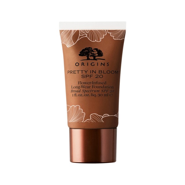 ORIGINS Pretty In Bloom™ Flower-Infused Long-Wear Foundation SPF20 - 720 Very Deep Warm 30ml