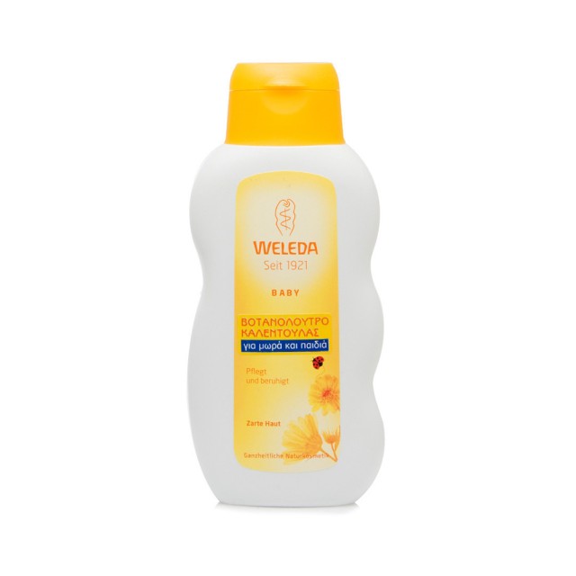 WELEDA Calendula Herbal Bath Κρεμώδες Βοτανόλουτρο Καλέντουλας για βρέφη & παιδιά 200ml