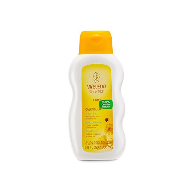 WELEDA Calendula Cream BathΚρεμόλουτρο Καλέντουλας για μωρά και παιδιά 200ml
