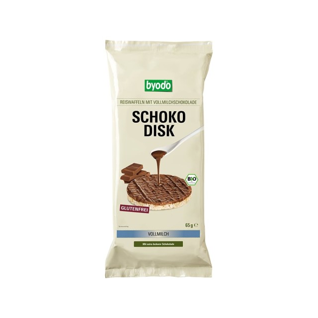 BYODO ρυζογκοφρέτα σοκολάτα γάλακτος 65gr