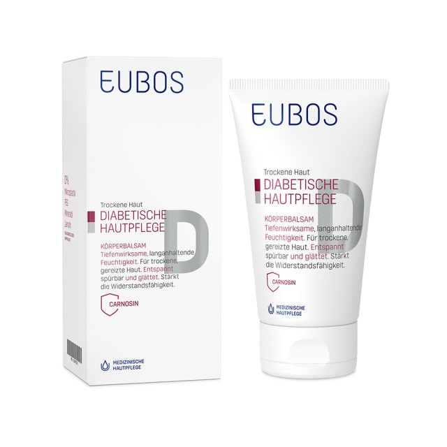 EUBOS Diabetic Body Balm Περιποίηση για το Διαβητικό Δέρμα, Βάλσαμο για το Ξηρό & Ευερέθιστο Δέρμα 150ml