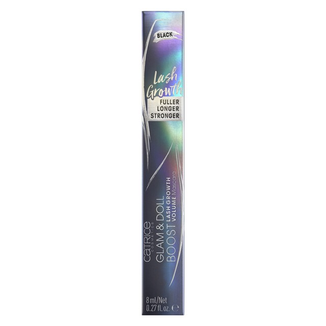 CATRICE Glam & Doll Boost Lash Growth Volume Mascara 010 Ultra Black 8ml
