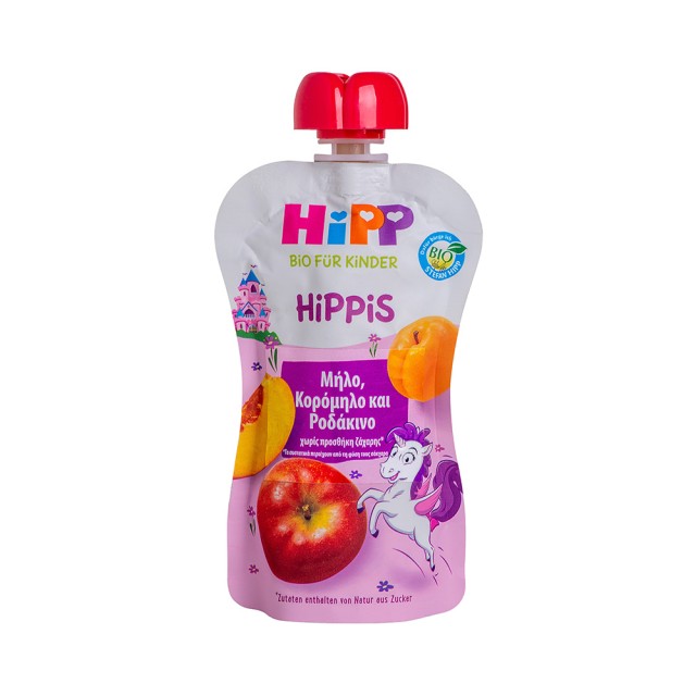 HIPPis Φρουτοπολτός Μήλο, Κορόμηλο & Ροδάκινο 100gr