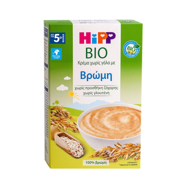 HIPP Cream Oats Κρέμα Χωρίς Γάλα με Βρώμη από τον 5ο Μήνα 200gr