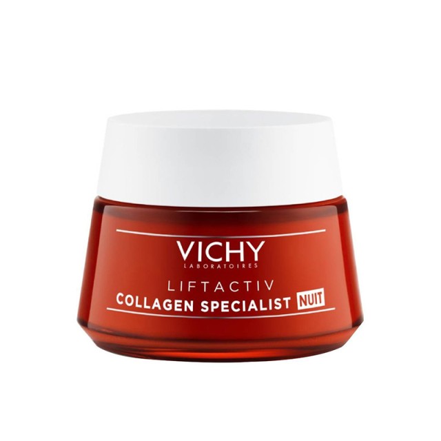 VICHY Liftactiv Specialist Night Cream Κρέμα Νύχτας για Σύσφιγξη & Λάμψη 50ml