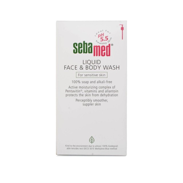 SEBAMED liquid face & body wash Υγρό Καθαρισμού Προσώπου και Σώματος 1000ml
