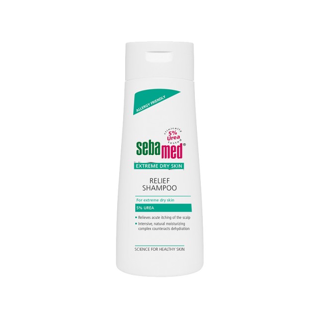 SEBAMED Extreme Dry Skin Relief Shampoo 5% Urea Σαμπουάν Κατά Της Ξηρότητας 200ml