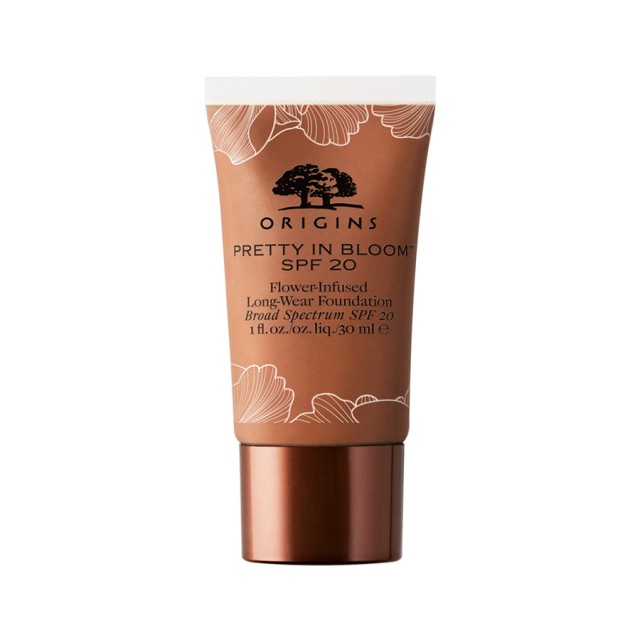 ORIGINS Pretty In Bloom™ Flower-Infused Long-Wear Foundation SPF20 - 640 Deep Neutral 30ml