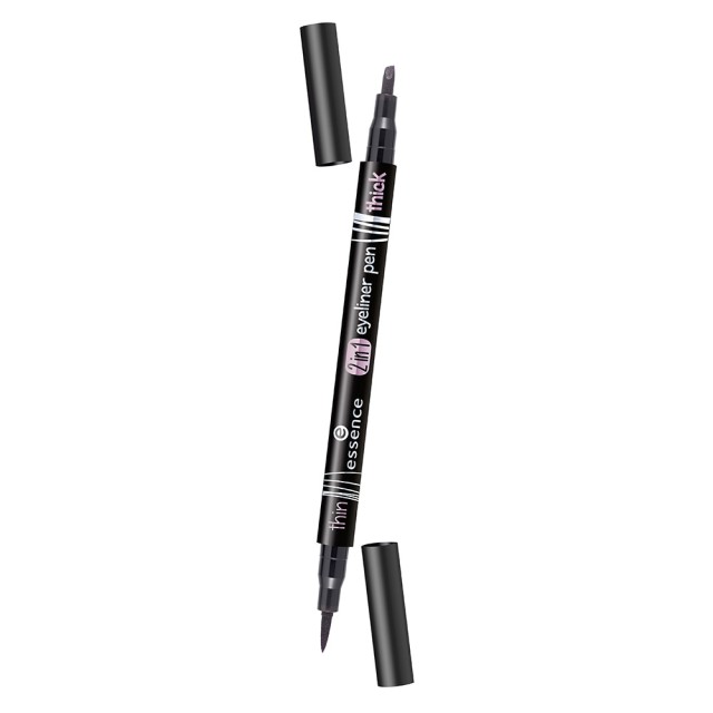 Essence 2in1 eyeliner pen 01 black