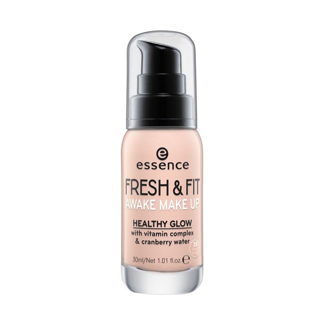 Essence | Fresh & Fit Awake Make Up Foundation with Vitamin Complex & Cranberry Water | Fresh Honey